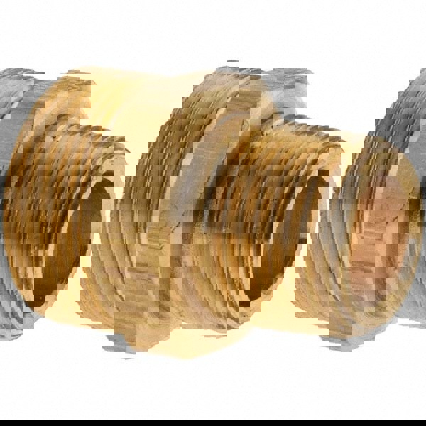 7/8-20 NPT, Brass Reusable Hose Male Fitting